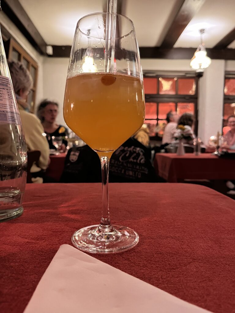 Drink im Restaurant Smuggler auf Noderney